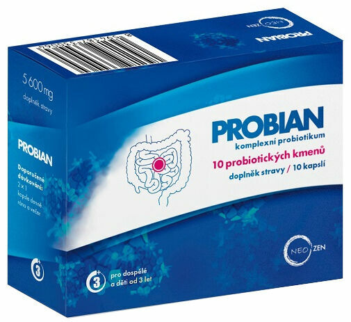 NeoZen Probian obnovení střevní mikroflóry 10 kapslí porovnat ceny