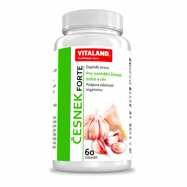 VITALAND Česnek forte 60 tobolek porovnat ceny
