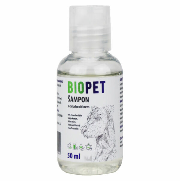 BIOPET Chlorhexidine šampon 4% 50 ml porovnat ceny