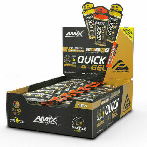 Amix Performance Quick Gel 40 x 45 g blood orange porovnat ceny