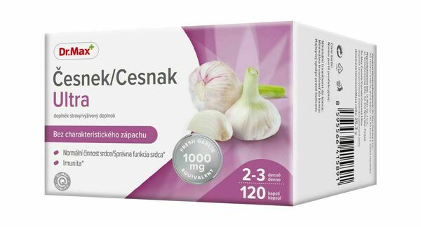 Dr.Max Česnek Ultra 120 kapslí porovnat ceny