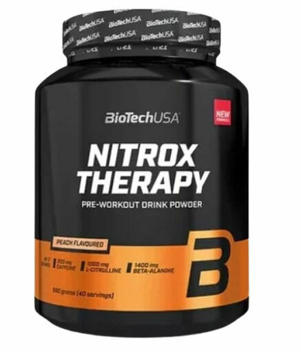 BioTech Nitrox Therapy pre-workout formula broskev 680 g porovnat ceny