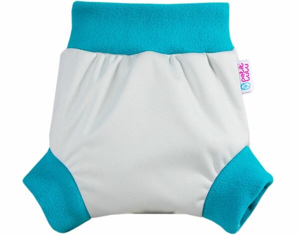 Petit Lulu - pull-up svrchní kalhotky, vel.L, šedé/tyrkysové porovnat ceny