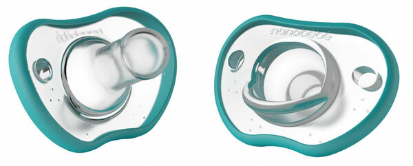 Nanobébé Flexy dudlík - tyrkysová 3m+, 2 ks porovnat ceny