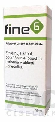Fine6 Olej na hemoroidy 50 ml porovnání ceny
