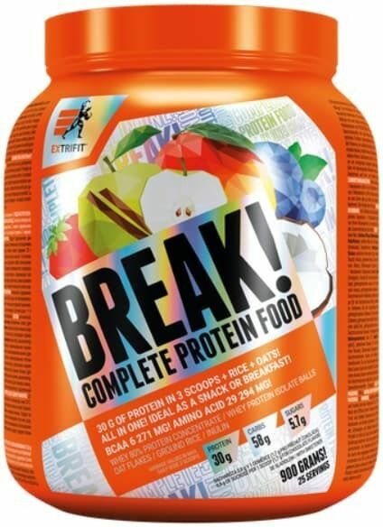 Extrifit Protein Break! Food borůvka 900g porovnat ceny