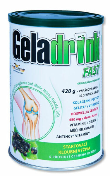 Geladrink Fast Nápoj černý rybíz 420g porovnat ceny