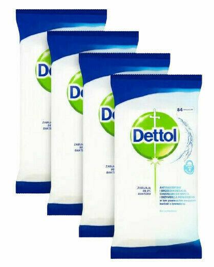 Dettol ubrousky antibakteriální 4x84ks porovnat ceny