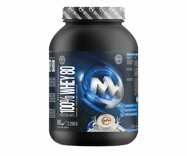 MAXXWIN 100% WHEY 80 cappuccino 2200g porovnat ceny