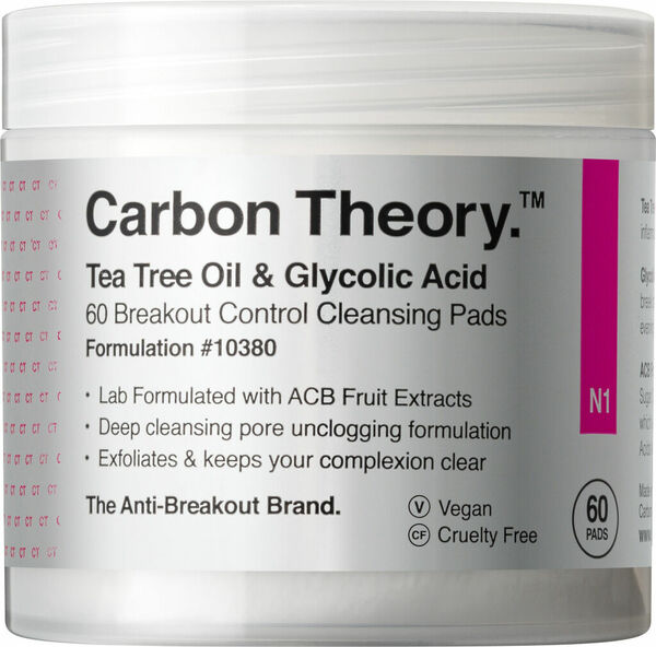 Carbon Theory Facial Cleansing Pads odličovací tampóny 60 ks porovnat ceny