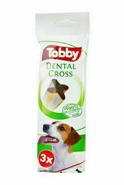 Tobby Pochoutka Dentální Dental Cross S-m 70g 3ks porovnat ceny