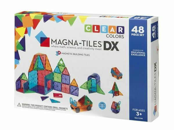 Valtech Magnetická stavebnice Magna Tiles 48 Clear průhledná porovnat ceny