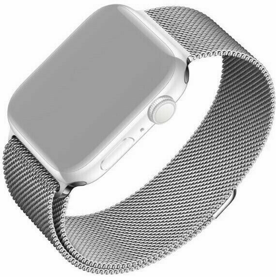 FIXED Síťovaný nerezový řemínek Mesh Strap pro Apple Watch 38/40/41mm, stříbrný porovnat ceny