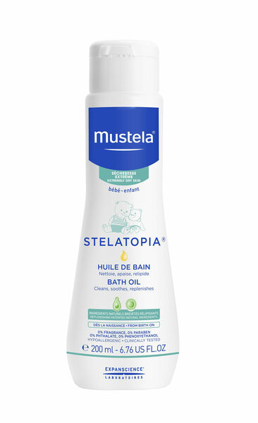Mustela STELATOPIA olej do koupele pro ekzematickou pokožku 200 ml porovnat ceny
