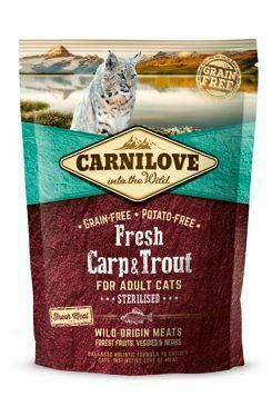 Carnilove Cat Fresh Carp & Trout Sterilised Adult 400g porovnat ceny