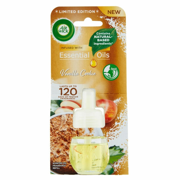 AIR WICK Essential Oils Tekutá náplň do elektrického přístroje vůně vanilkového cukroví 19 ml porovnat ceny