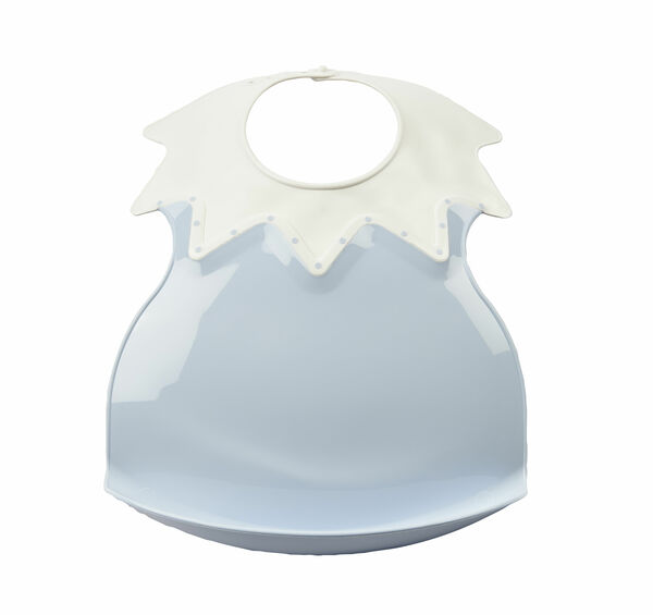 Thermobaby  Plastový bryndák s límcem, Baby Blue 1ks porovnat ceny