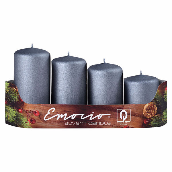 Z-TRADE Emocio Svíčky stupňované 40 mm Exclusive mat. grafit 4 kusy porovnat ceny