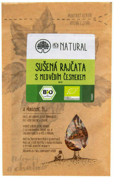 It’s NATURAL Rajčata sušená s medvědím česnekem BIO 20g porovnat ceny