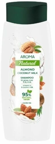 Aroma Šampon na mastné kořínky a suché konce vlasů Mandle & kokosové mléko 400ml porovnat ceny
