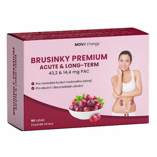 MOVIT ENERGY Brusinky Premium acute & long term 60 tablet porovnat ceny