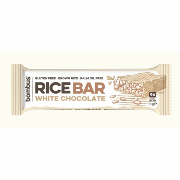 BOMBUS Rice bar bílá čokoláda 18 g porovnat ceny