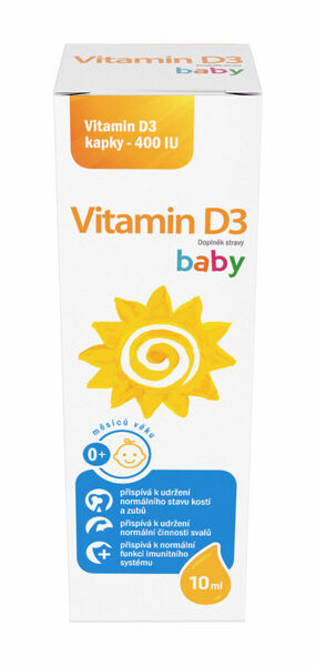 Vitamin D3 Baby 400 IU kapky 10 ml porovnat ceny