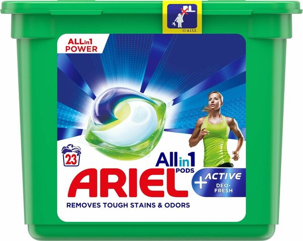 Ariel gelové kapsle Active Deo Fresh 23ks porovnat ceny