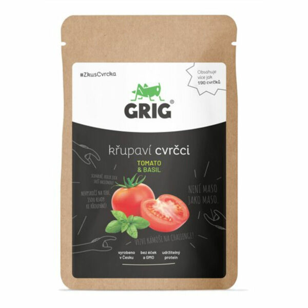 GRIG Sušení cvrčci tomato & basil 20 g porovnat ceny