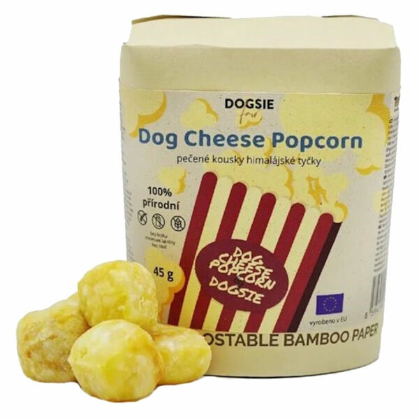 DOGSIE Cheese Popcorn Box 45 g porovnat ceny