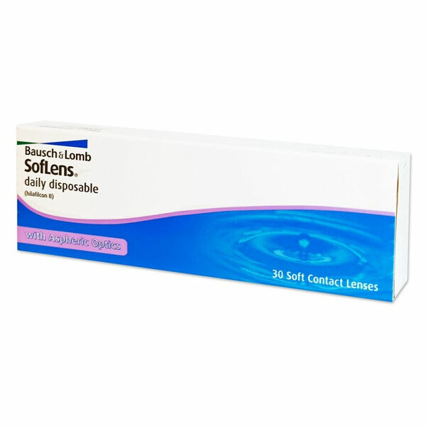 BAUSCH & LOMB SofLens Daily Disposable jednodenní 30 čoček, Počet dioptrií: -0,75, Počet kusů v balení: 30 ks, Průměr: 14,2, Zakřivení: 8,6 porovnat ceny