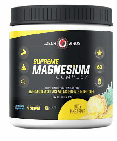 Czech Virus Supreme Magnesium Complex šťavnatý ananas 340 g porovnat ceny