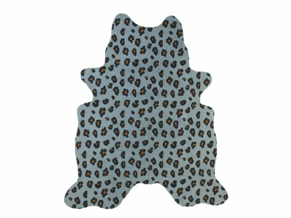 Childhome Koberec Leopard, modrý, 145x160cm porovnat ceny
