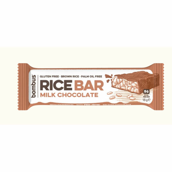 BOMBUS Rice bar mléčná čokoláda 18 g porovnat ceny