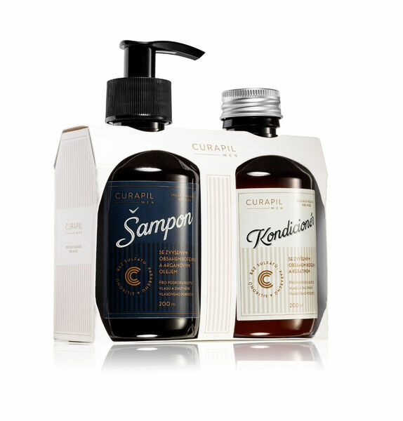 Curapil MEN Set šampon + kondicionér 200 ml + 200 ml porovnat ceny