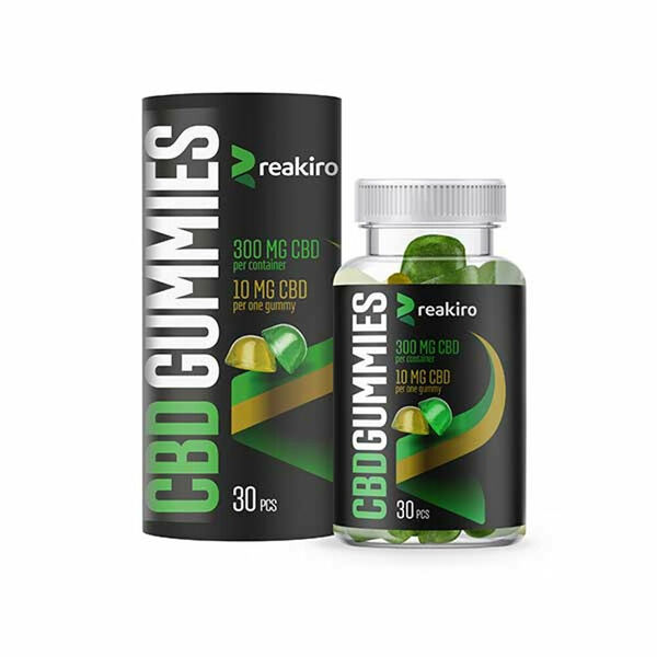 REAKIRO Gummies CBD 300 mg 30 kusů porovnat ceny