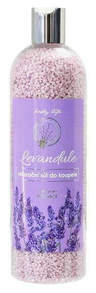 Body Tip Premium Relaxační sůl do koupele levandule 500g porovnat ceny