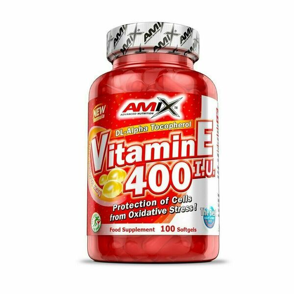 Amix Vitamin E 400 IU, 100 tobolek porovnat ceny
