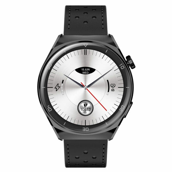 GARETT Smartwatch V12 Black leather Chytré hodinky porovnat ceny