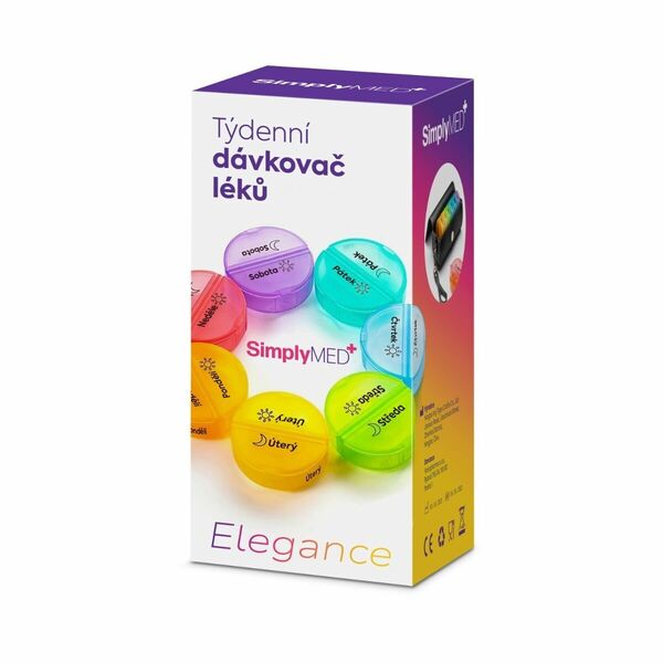 SimplyMed Dávkovač léků týdenní Elegance porovnat ceny