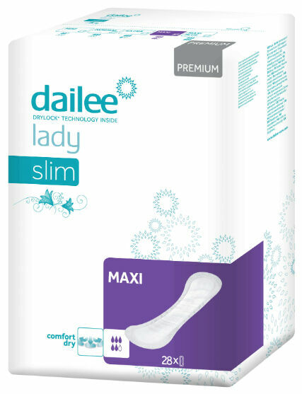 Dailee Vložky pro ženy Lady Premium Slim Maxi 28ks porovnat ceny