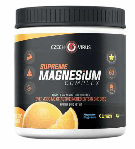 Czech Virus Supreme Magnesium Complex fantastický pomeranč 340g porovnat ceny