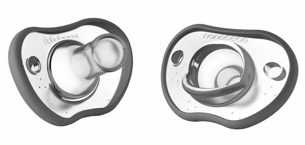 Nanobébé Flexy dudlík - šedá 3m+, 2 ks porovnat ceny