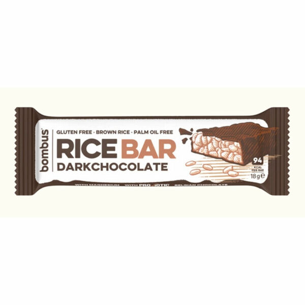 BOMBUS Rice bar hořká čokoláda 18 g porovnat ceny