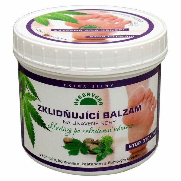 HERBAVERA Zklidňující balzám na unavené nohy 500 ml porovnat ceny