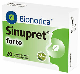 Sinupret Forte 20 obalených tablet porovnat ceny