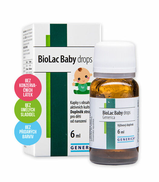 Generica BioLac baby drops 6ml porovnat ceny