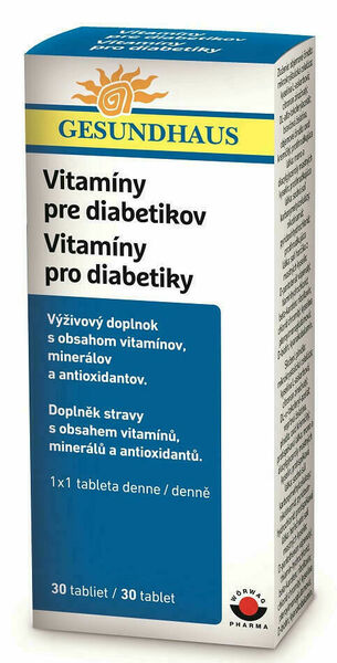 Worwag  Vitaminy pro diabetiky 30 tablet porovnat ceny