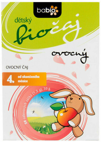BABIO dětský biočaj ovocný 20x1.5g porovnat ceny