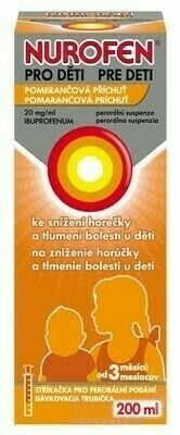 Nurofen pro děti 20mg/ml per. suspenze Pomeranč 200ml II porovnat ceny